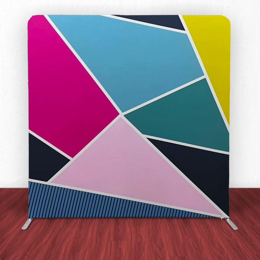 Color Block Vibes Straight Backdrop