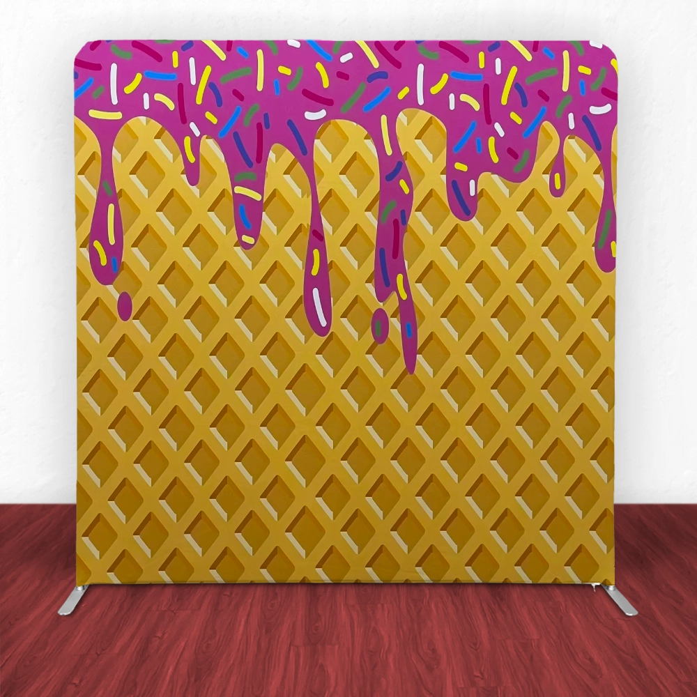 Waffle Cone Wednesdays Tension Backdrop