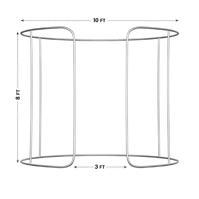 Semicircle Small Opening 360 Booth Enclosure