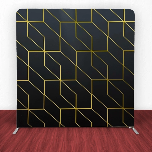 Modern Geometric Straight Backdrop