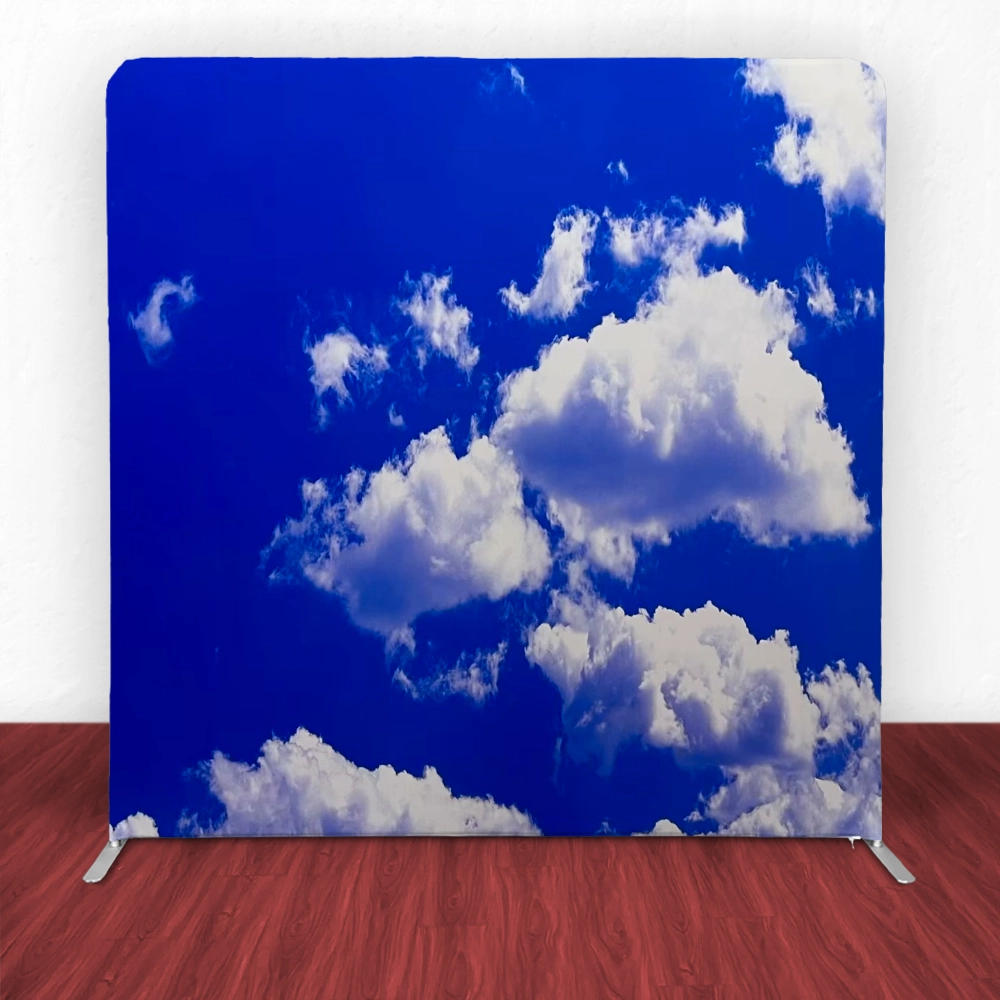 Blue Sky Tension Backdrop