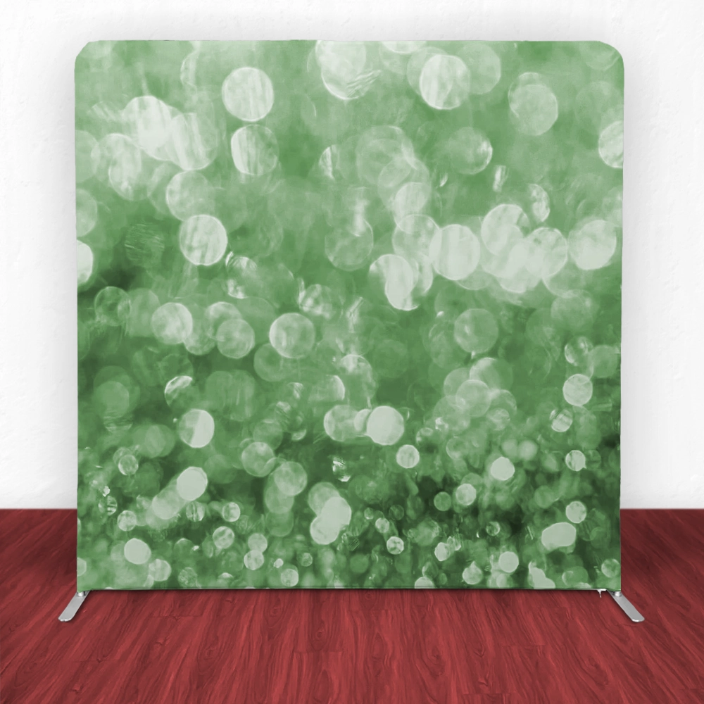 Emerald Green Champagne Tension Backdrop