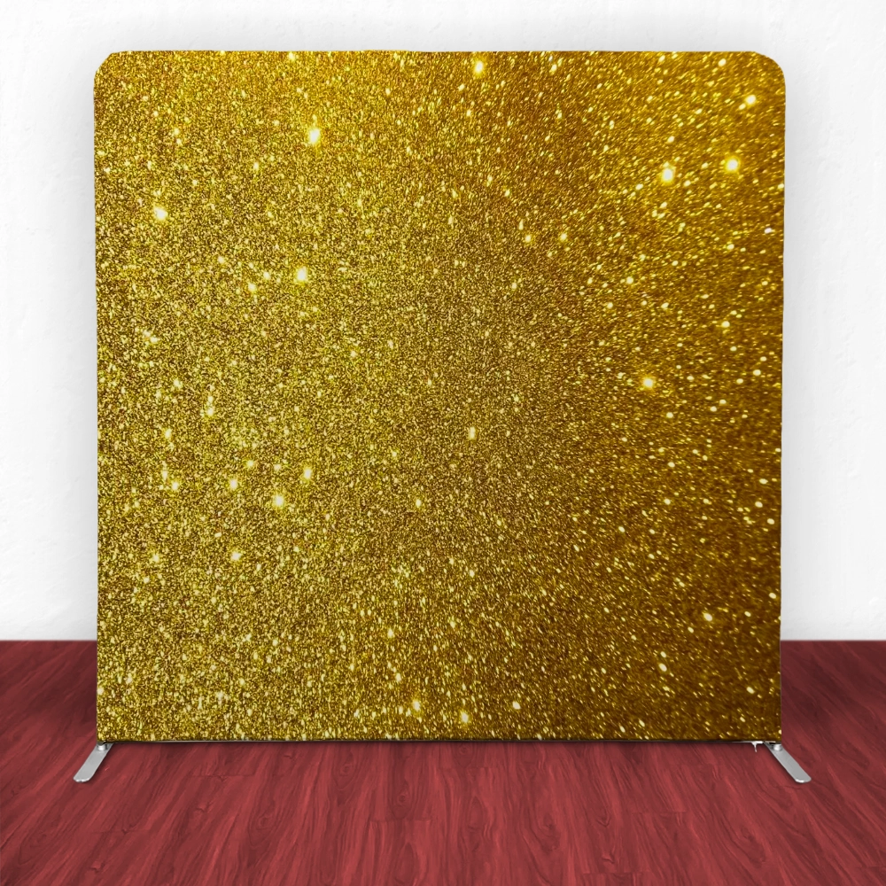 Golden Glitter Glam Tension Backdrop