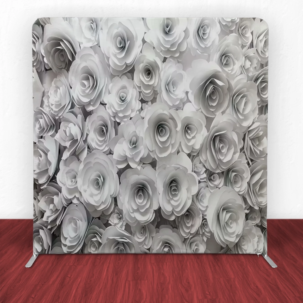 Paper Flowers Tension Backdrop