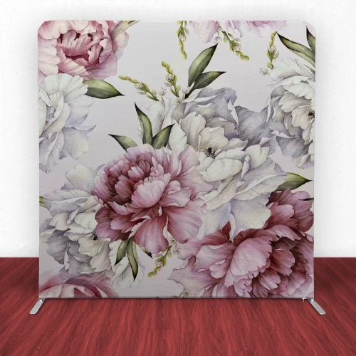 Peony Bloom Straight Backdrop