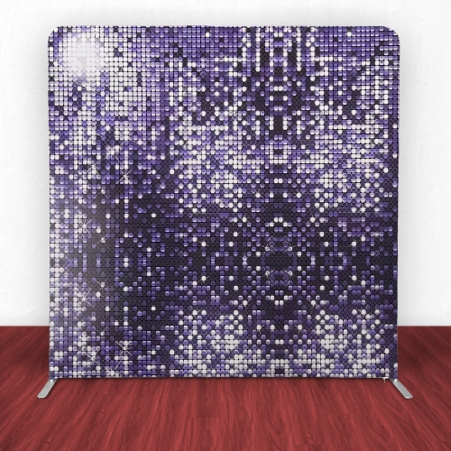 Purple Shimmer Straight Backdrop