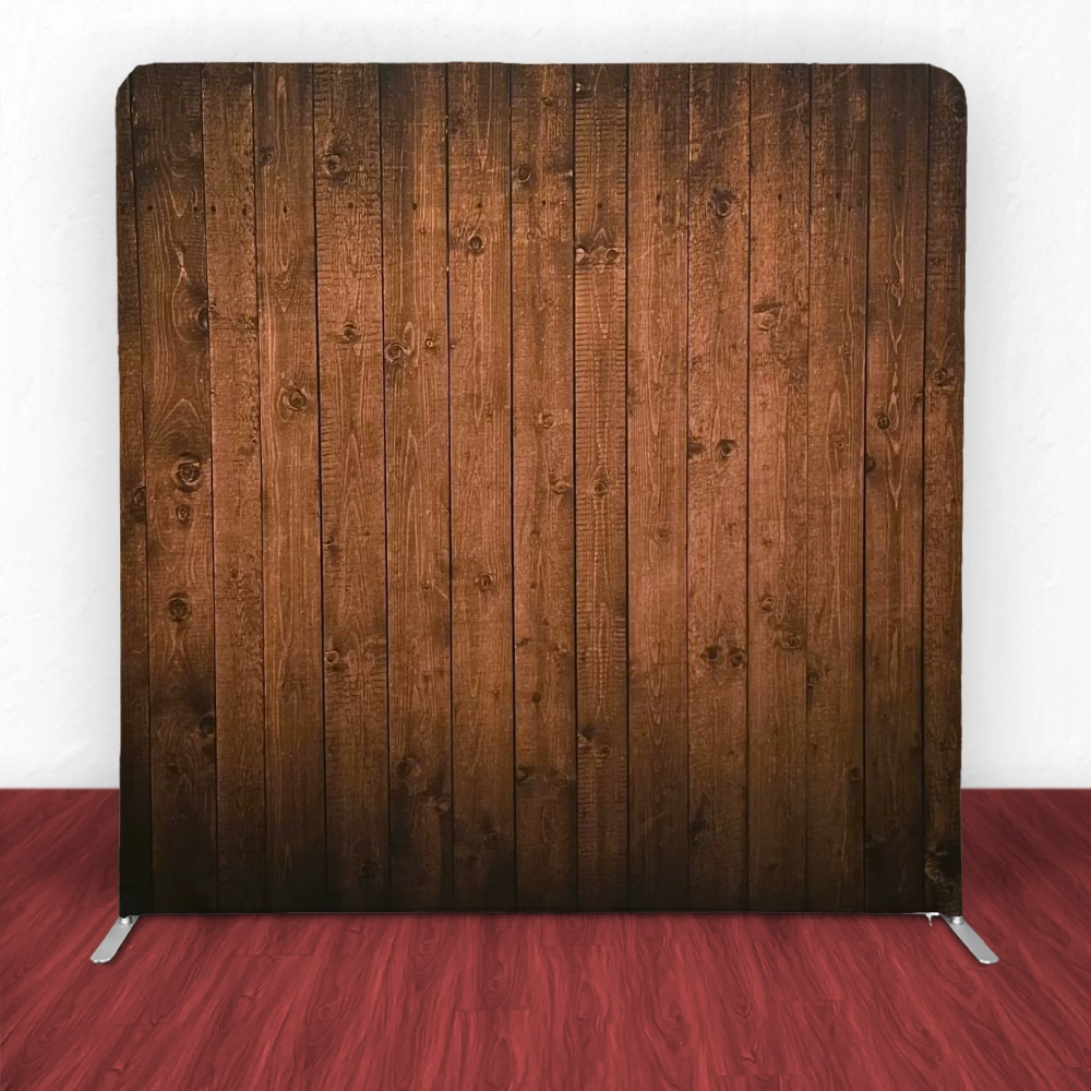 Rustic Wooden Plank Straight Backdrop