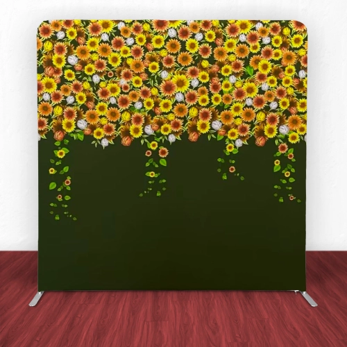 Sunflower Wall Straight Backdrop