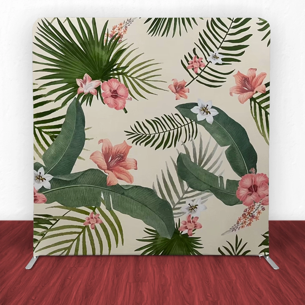 Tropical Floral Tension Backdrop