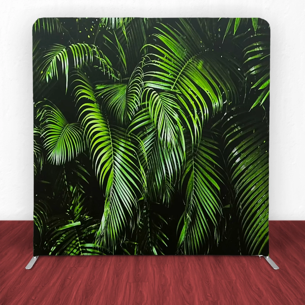 Tropical Palm Leaf Tension Backdrop