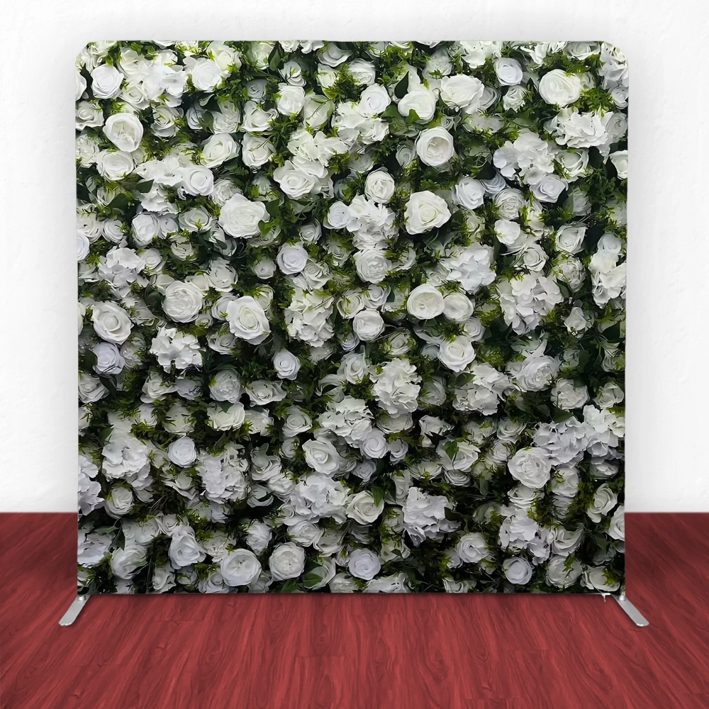 White Rose Dreams Straight Backdrop