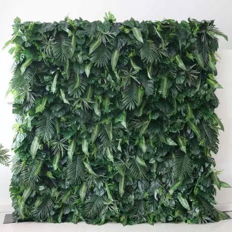 Lush Jungle Fern Flower Wall